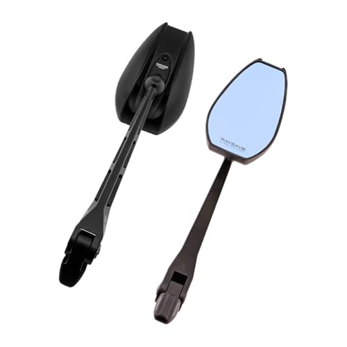 Espejos laterales modificados para Yamaha NMAX 160 que mejoran el campo visual en ciudad