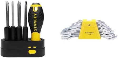 STANLEY STHT62511 9-Way Screwdriver Set with Storage Case for Home, DIY, Professional & Industrial U