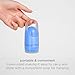 Ubbi Sunsqueeze Sunscreen Applicator, Refillable Roll On, Soft Silicone Bristles for Babies and Toddlers, Easy to Clean, Dishwasher Safe, TSA-Approved, Holds 3.38 Fluid Oz, Blue