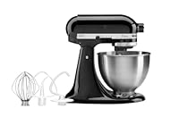KitchenAid Onyx Black 10 Speed Classic Stand Mixer Tilt Head with 3 accessories - KSM45