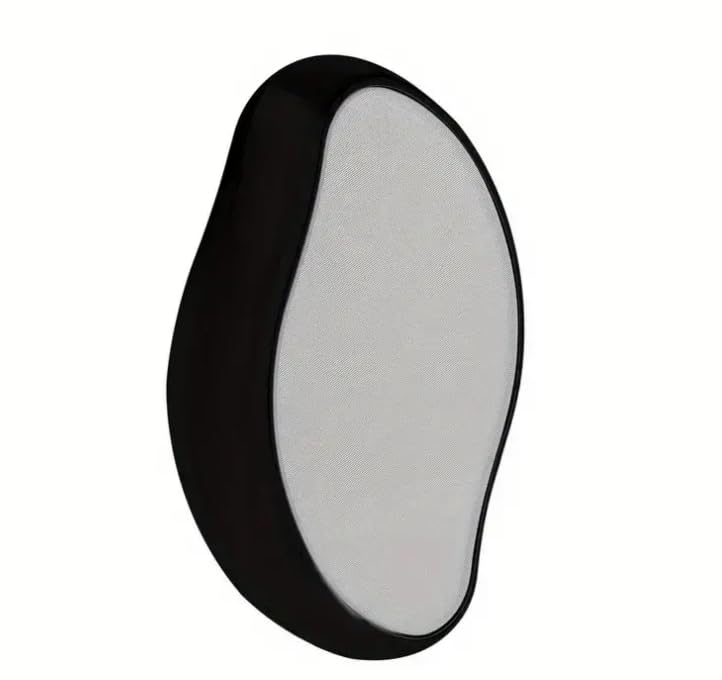 True Crystal Hair Eraser, Magic Hair Removal Eraser, Painless Crystal Hair Remover Tools, Soft Smooth Skin Fast & Easy Crystal Hair Removal for Men and Women. (BLACK)