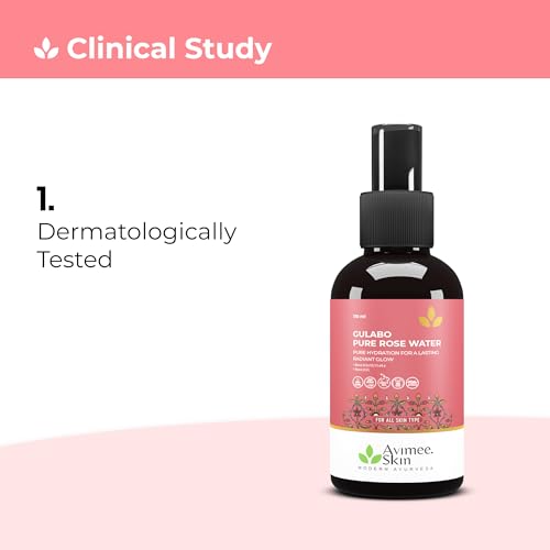 Avimee Herbal Gulabo Premium Rose Water | Skin, Face and Hair Toner | For All...