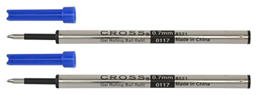 Cross Selectip Ballpoint Pen Refill, Blue 2 Count