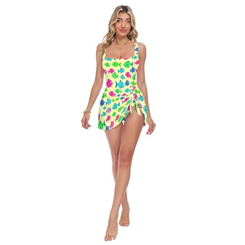 Maillot de bain une pièce détachable anti-marques de bronzage pastel