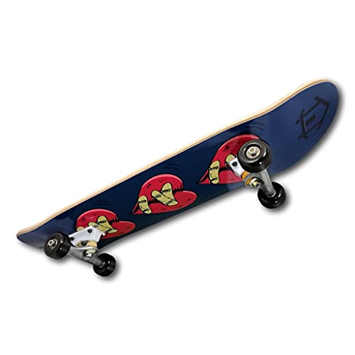 Skate Montado Profissional House Skateboarding Coração Partido