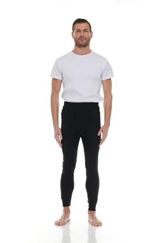 Thermal Pants for Men, Long Johns Mens Underwear Bulk Wholesale, Cotton, Solid Colors, Shelter Donations3