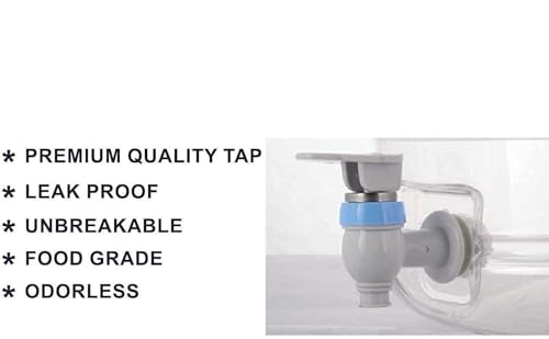 Image of 10 Litre Portable Water Dispenser with Tap | BPA-Free Water Storage Container | Leakproof Mini Water Jar for Home, Office, Kitchen, Camping & Travel (Multi Colour)