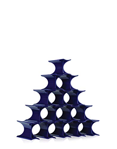 Kartell Infinity Portabottiglie, Blu