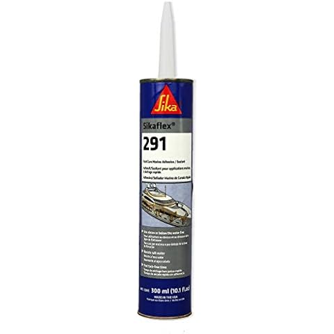 Sikaflex-291, Black, General All-Purpose Fast Cure Marine Adhesive and sealant. Polyurethane sealant for Boats, 10.1 fl. oz Cartridge Cover