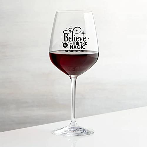 Cadeau idéal Saint-Valentin deux verres à vin festifs grand modèle