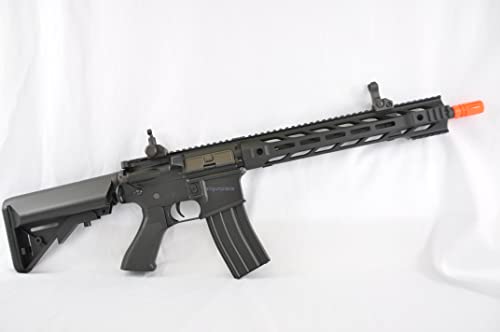 Airgunplace Electric Full/Semi-Auto Airsoft M4 Style Airsoft Gun With Battery And Charger, Black Color Agp9518B (Airsoft Gun) #TOP6