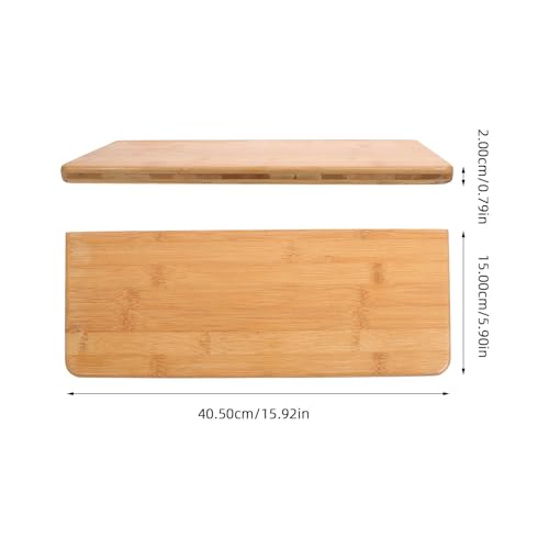Étagère murale bois orange flottante design simple planche salon