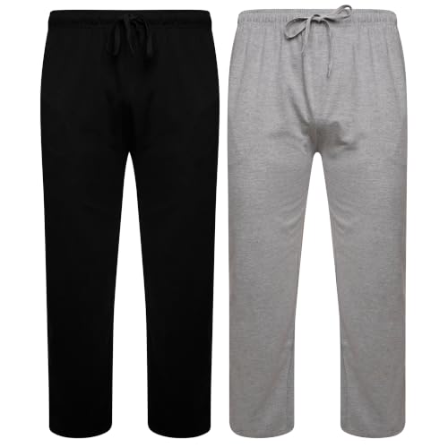 Pantalon de pyjama en jersey pour homme Sock Stack en pur coton confort lot de 2