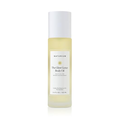 Naturium The Glow Getter Body Oil, Multi-Oil for Intense Nourishment, Hydrating & Moisturising Formula, Vegan 3.4 OZ / 100 ML