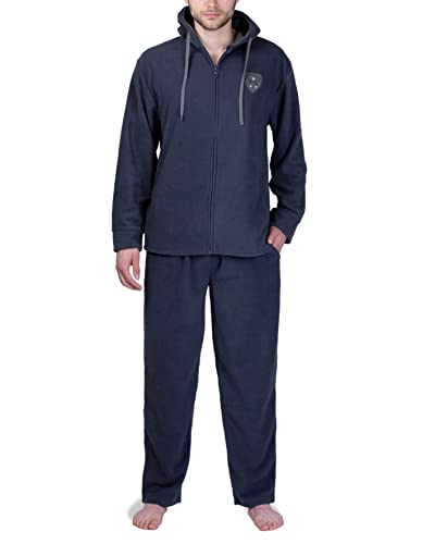 SLOUCHER Fleece-Anzug für Herren, Farbe:anthrazit, Größe:XXL