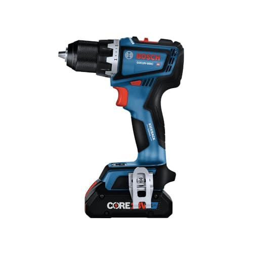 Image of BOSCH GSR18V-800CB24 18V Brushless Connected-Ready 1 /2 In. Drill /Driver Kit with (2) CORE18V 4 Ah Advanced Power Batteries