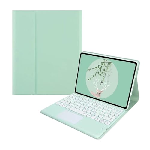 Funda de cuero con teclado Samsung Tab A7 Lite para estudiar y trabajar en cualquier lugar