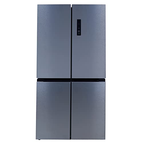 Image of Lloyd 519 L Side by Side 4 Door Refrigerator (2022 Model, GLMF520DSST1GB, Stainless Steel)