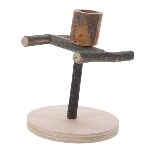 BESPORTBLE Portable Bird Training Rack Parrot Play Stand with Feeding Cup Parrot Toys for Parakeet Cage Accessories