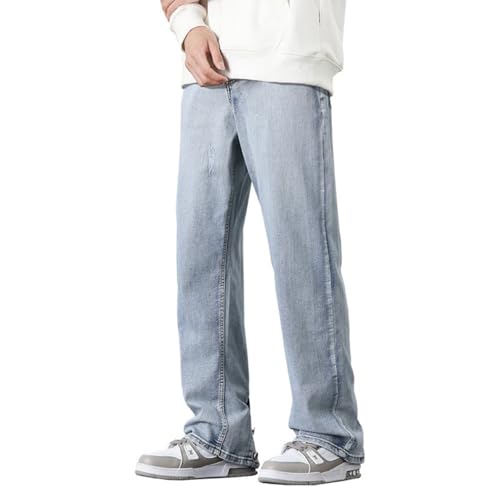 Jeans Pants Trousers Denim Men's Loose Classic High Street Rascal Handsome Spring and Autumn