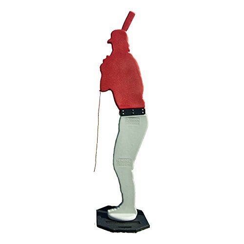 The Designated Hitter&reg; Pro &ndash; Pitching Training Dummy for Baseball & Softball, Red, Simulates Live...