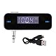 FM Transmitter Audio Adapter Car Kit, Wireless in Car Radio Transmitter Eingebauter 3,5-mm-Aux-Anschluss für Auto 6s 5 SE Smartphones MP3 MP4 Audio-Player