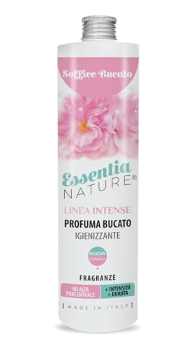 Essentia - Perfume para la colada, línea Intense con desinfectante, ambientador para lavadora con extractos de aceites esenciales naturales (suave colada, 250 ml, paquete de 1)