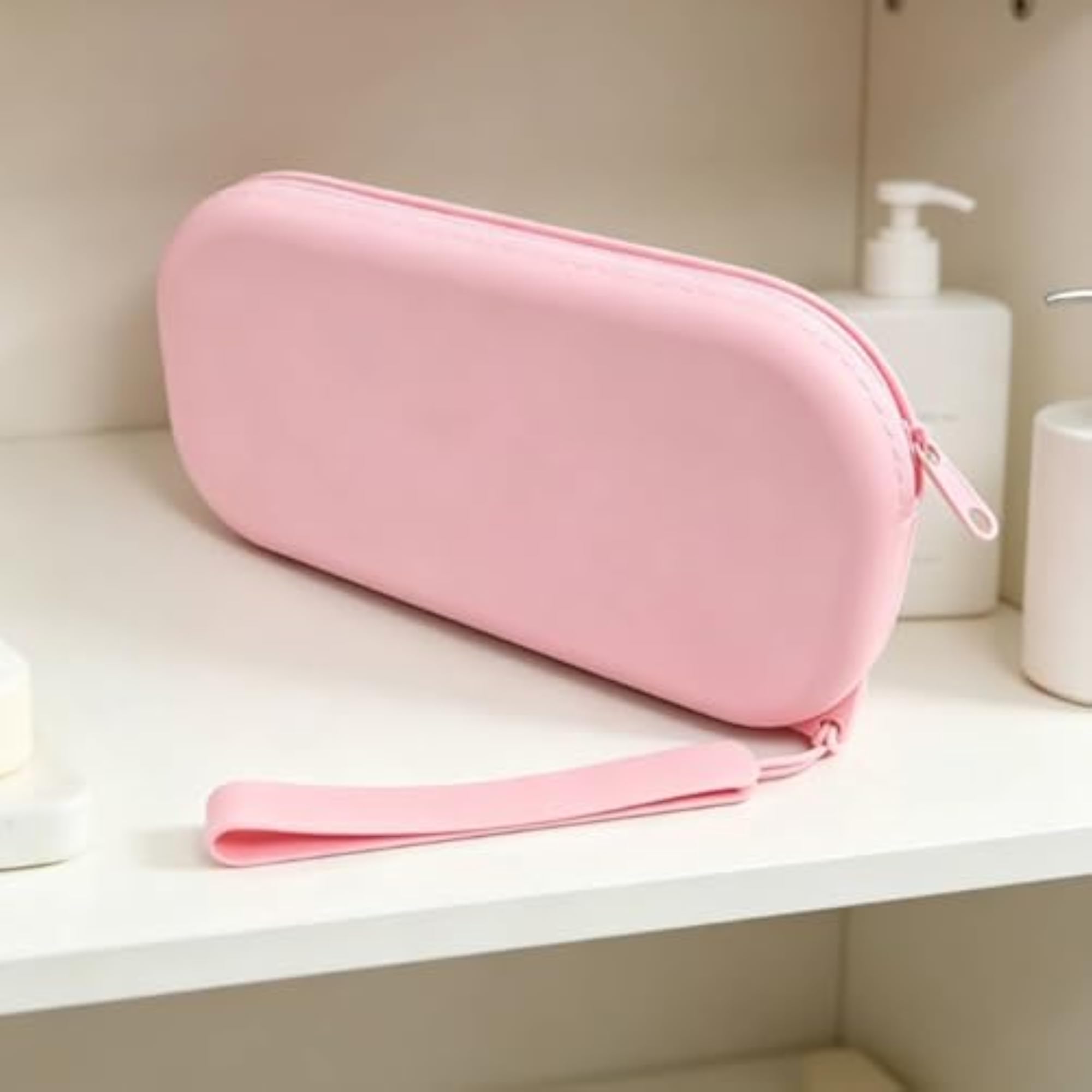 Large Capacity Silicone Zip Pouch Easy to Clean