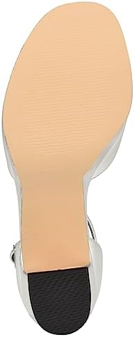 Nine West Women's Liya Heeled Sandal, Silver 040, 8.5 | Image 3