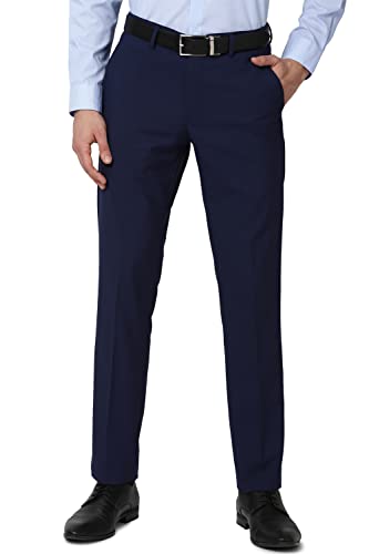 Image of Peter England Men's Slim Fit Work Utility Pants