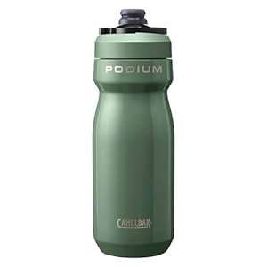CamelBak Podium Steel Insulated Stainless Steel Bike Water Bottle Moss, 18oz
