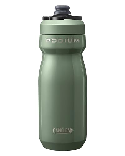 CamelBak Podium Insulated Steel 530ml bouteille d'eau vélo – 18/8 acier inoxydable – isolation...