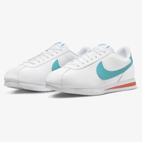 Men's Nike Cortez Shoes, White/Cosmic Clay/Metallic Silver, Size 7.52