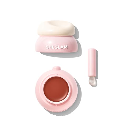 SHEGLAM Hydra Jelly Pocket Lip Jam Hydrating Nourishing Lip Gloss Moisturizing Lip Makeup-Apricot Pop