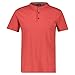 Produktbild LERROS - Herren Serafino Kurzarm T-Shirt, Regular Fit, (2333908), Größe:L, Farbe:Hibiscus Re (329)