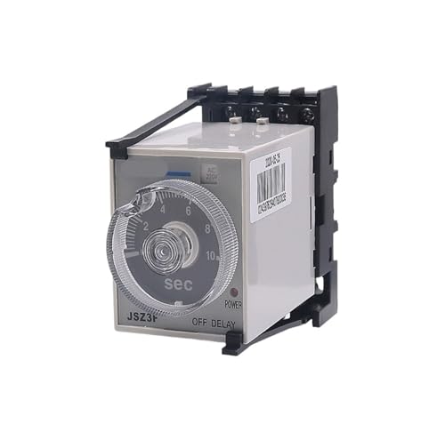 Relé de tiempo de retardo JSZ3F 24vDC ST3PF de 1s sin base
