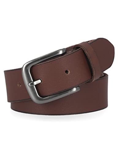 Timberland Boys' Big Leather Belt For Kids, Brown/Classic, Medium #TOP1