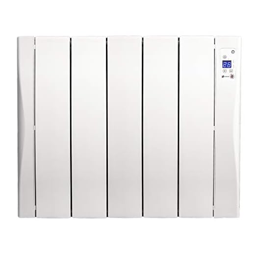 HAVERLAND WI5 - Emisor térmico Autoprogramable | 800W | Fundición de Aluminio de Alta Inercia | Opción conectable WIFI (*) | Uso Ideal +6h/día | +/- 7-12 m² | Blanco