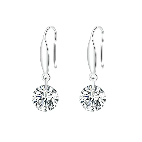 Boucles d'oreilles en CZ transparent pour femmes et filles bijoux tendance