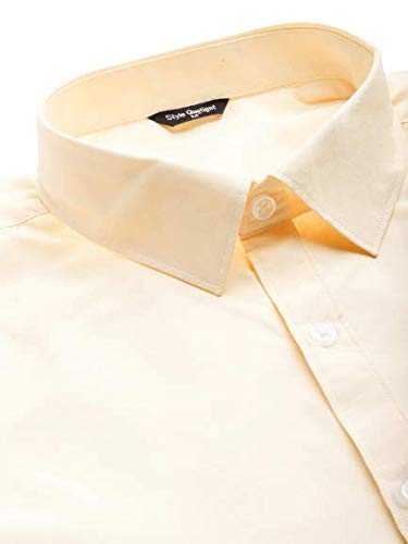 Image of Style Quotient Men Black Solid Casual Regular Fit Shirt