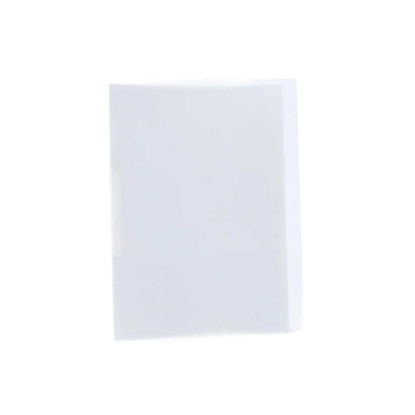 Przezroczyste teczki z tworzywa sztucznego, 20pcs A4 Side Open Buckle PP Transparent File Folder Multicolor(White)