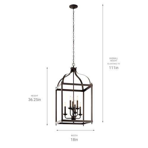 Kichler 42568OZ Larkin 36.25 Inch Pendant Light In Olde Bronze® thumb #3