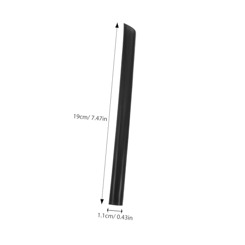 100 pitillos desechables negros 19 cm diámetro 11 mm miniatura 2
