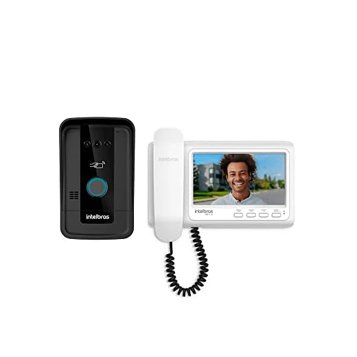 Videoporteiro c/ Monofone IVR 7 ID Preto Intelbras