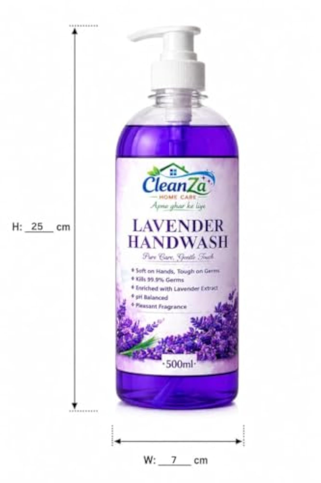 Lavender Hand Wash Liquid, Pack of 3, 500ml