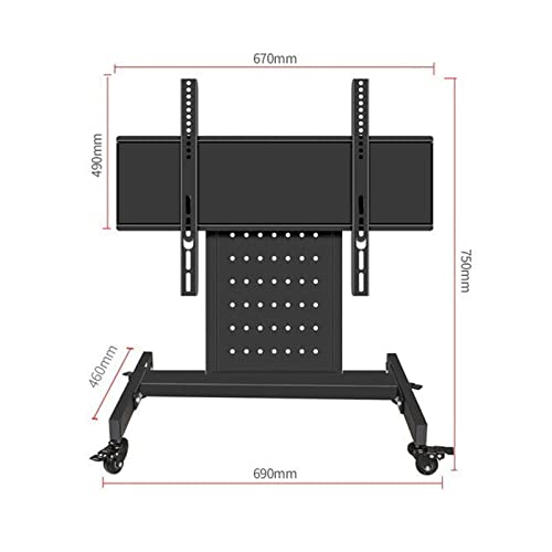 Soporte móvil para TV con ruedas, adaptable 32-65 pulgadas miniatura 2