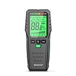 RDINSCOS Damp Meter, Pinless Wood Moisture Meter Tester for Walls, Logs, Caravan, Firewoods, 4 Modes Non-Destructive Moisture Reader Mold Detector with Color LCD Display, Alerts, Auto Shut-Off (MT28)