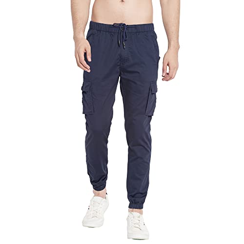 Image of SAPPER Men's Slim Fit Cotton Joggers