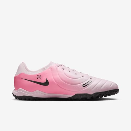 Nike Tiempo Legend 10 Pro Turf Low-Top Soccer Shoes (DV4336-601, Pink Foam/Black) Size 11.53
