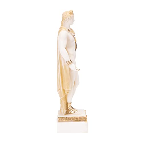 Estatua Alabastro Apolo Dios de la Música 16.5 cm miniatura 3